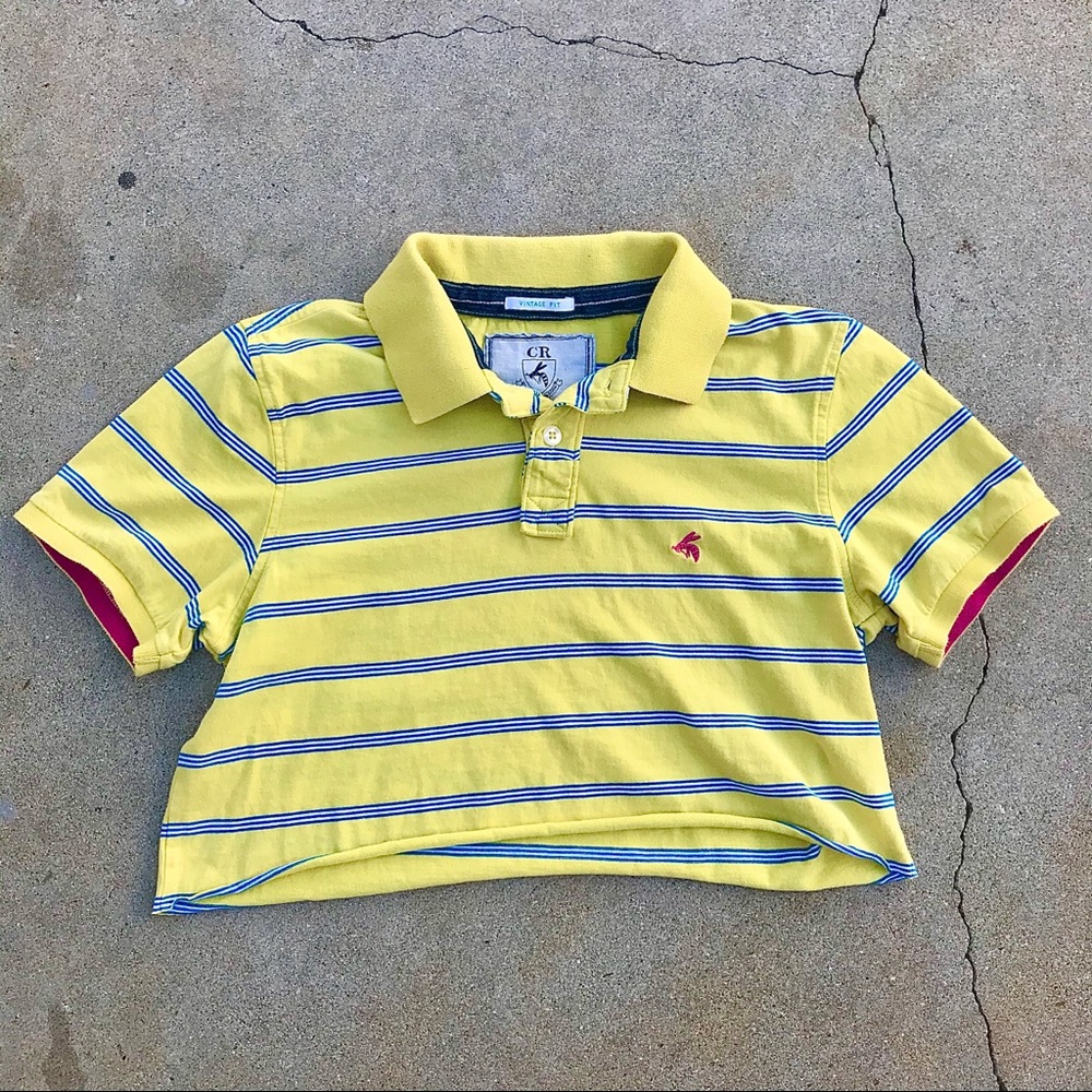 Polo Crop Top - Club Room Brand